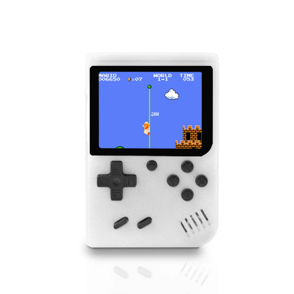 Portable Game Console with Built-In Retro Games and USB Charging