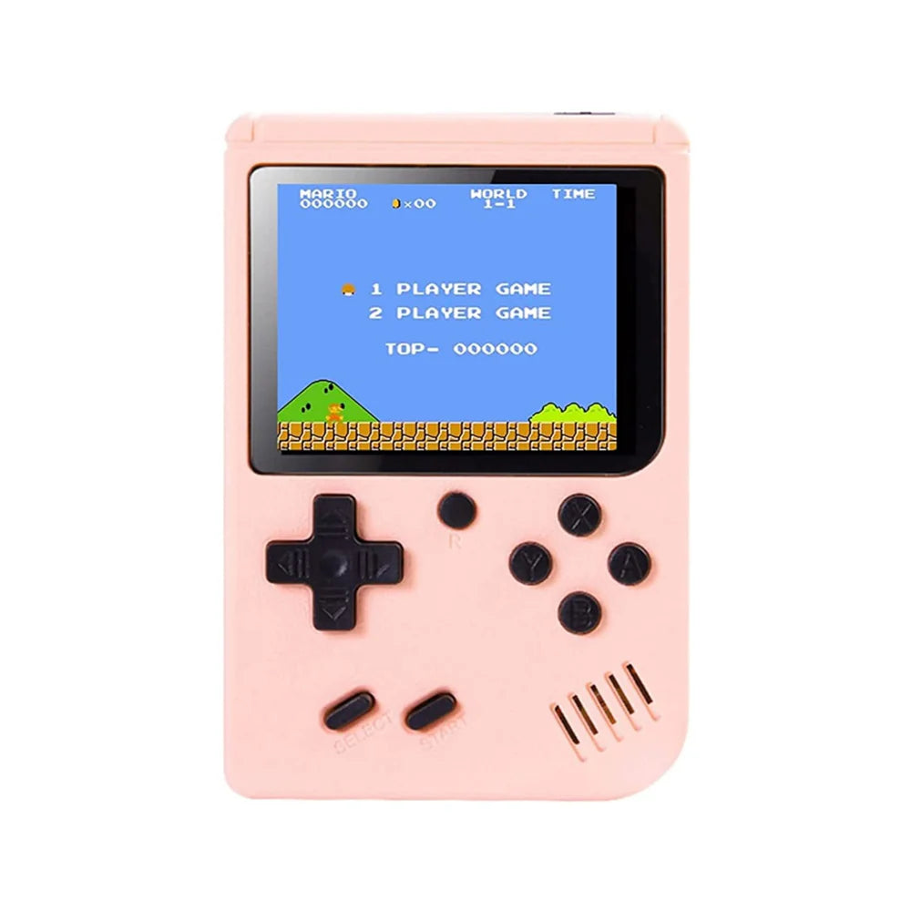 Portable Game Console with Built-In Retro Games and USB Charging