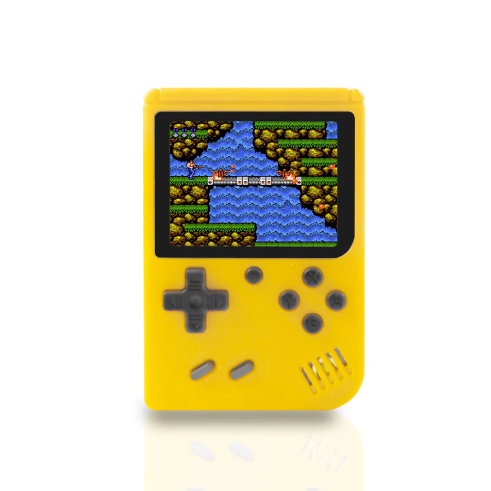 Portable Game Console with Built-In Retro Games and USB Charging